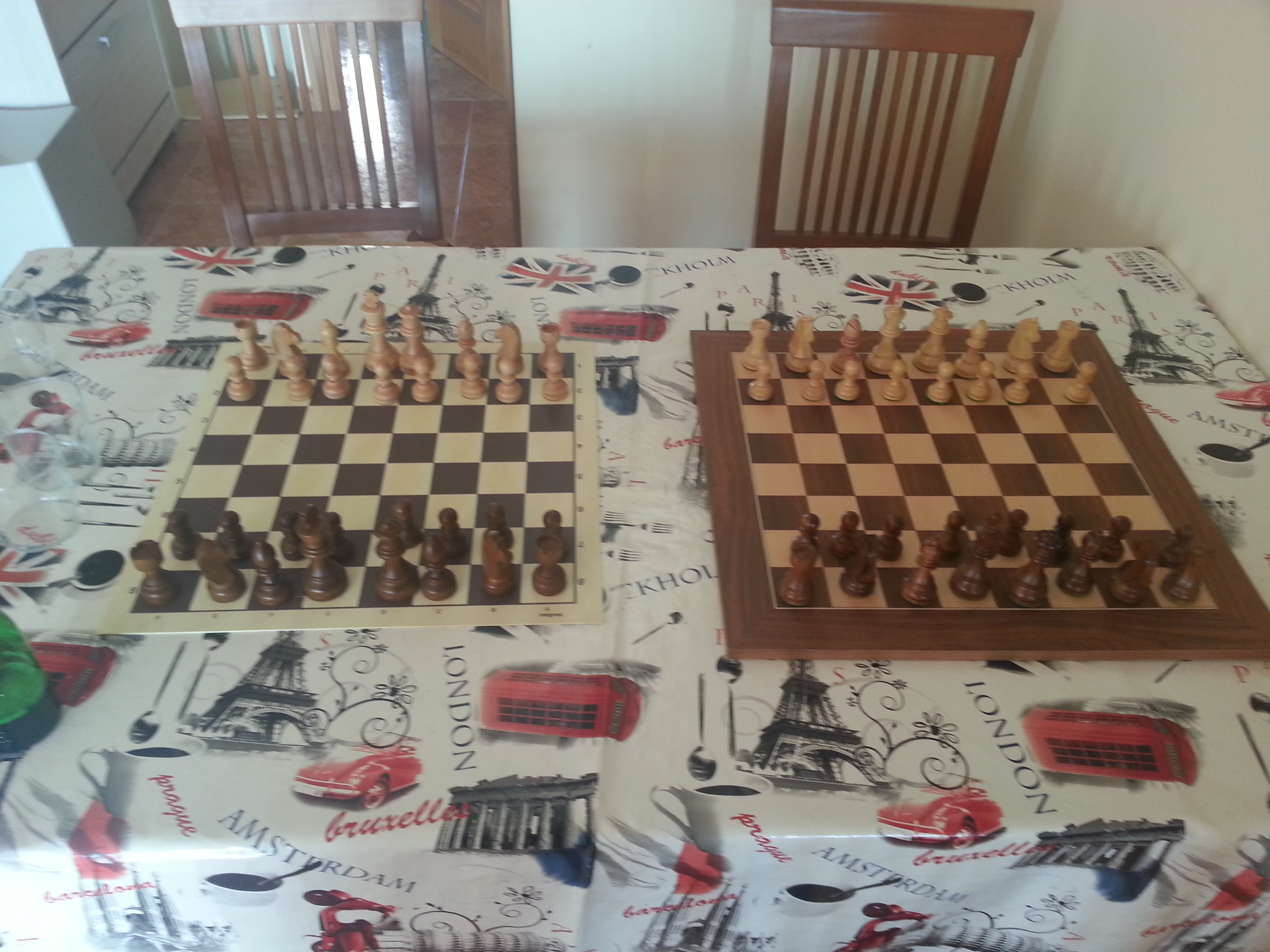 ajedrez en casa